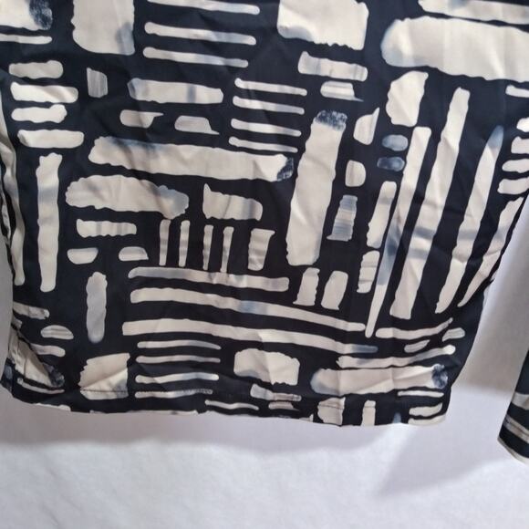 Rebdolls Fully Committed Abstract Drawstring Wide Leg W. Pockets Plus Size 2X - Picture 6 of 8